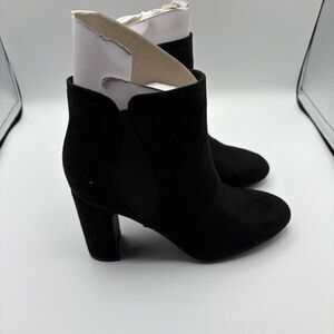 Bandolino Ankle Boots Bootie Women's Winter‎ White Leather Heeled Size 6 New